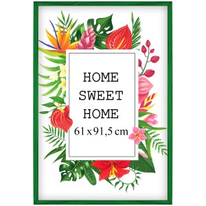 Ramka na zdjęcia 61x91,5 cm, drewniana w kolorze zielonym