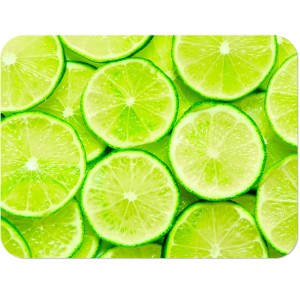 Twarda podkładka korkowa z nadrukiem w rozmiarze 30x40 cm - Fresh Lime