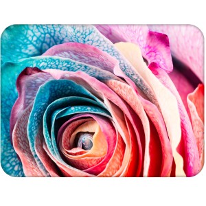 Twarda podkładka korkowa z nadrukiem w rozmiarze 30x40 cm - Colorful Rose