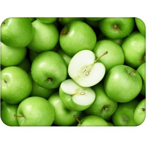 Twarda podkładka korkowa z nadrukiem w rozmiarze 30x40 cm - Apples 1