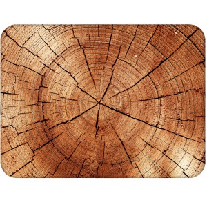 Twarda podkładka korkowa z nadrukiem w rozmiarze 30x40 cm - Wood 2