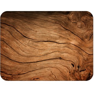 Twarda podkładka korkowa z nadrukiem w rozmiarze 30x40 cm - Wood 1