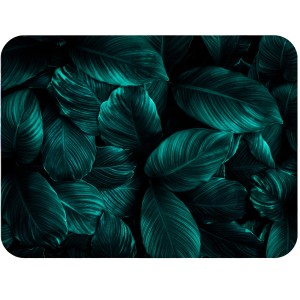 Twarda podkładka korkowa z nadrukiem w rozmiarze 30x40 cm - Leaves 2