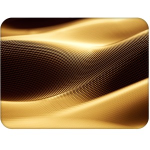 Twarda podkładka korkowa z nadrukiem w rozmiarze 30x40 cm - Golden Sand