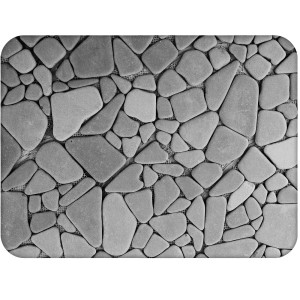 Twarda podkładka korkowa z nadrukiem w rozmiarze 30x40 cm - Stone