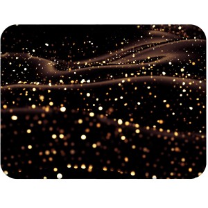 Twarda podkładka korkowa z nadrukiem w rozmiarze 30x40 cm - Abstract Glow