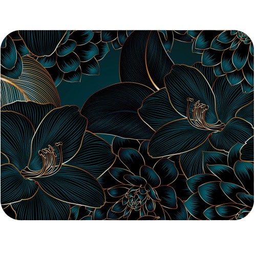 1. PODKLADKA KORKOWA 30 cm x 40 cm F4335 Golden Florals.jpg