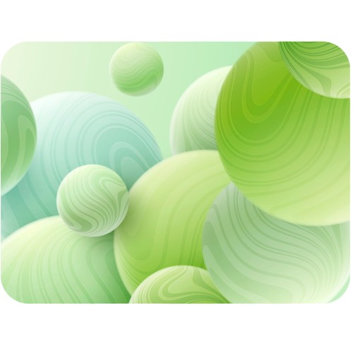 1. PODKLADKA KORKOWA 30 cm x 40 cm F4329 Green Bubbles.jpg