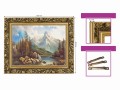 5.489 Przystan_w_gorach_30x40 W ZLOTEJ RAMCE MAKOWCE 50 cm x 70 cm wymiary.jpg