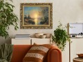 2. Wizualizacja 435 Jezioro. Zachod slonca 30x40.jpg