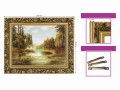 5.404 Pejzaz_z_Roztocza 30x40 W ZLOTEJ RAMCE MAKOWCE 50 cm x 70 cm wymiary.jpg
