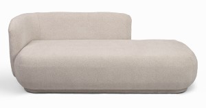 Nowoczesny szezlong VERA w kolorze beżowym   – elegancja i komfort w jednym