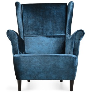 Fotel Felix w kolorze granatowym – elegancja i komfort w nowoczesnym stylu