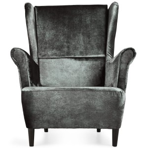 Fotel Felix w kolorze ciemnoszarym – elegancja i komfort w nowoczesnym stylu