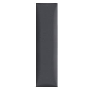 Panel ścienny 120 x 30 cm tapicerowany 3D Wezgłowie w kolorze grafitowym