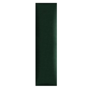 Panel ścienny 120 x 30 cm tapicerowany 3D Wezgłowie w kolorze ciemnozielonym