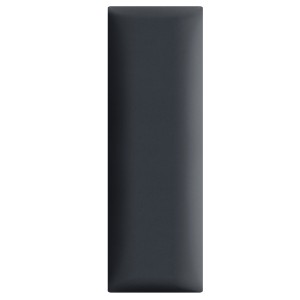 Panel ścienny 90 x 30 cm tapicerowany 3D Wezgłowie w kolorze szarym