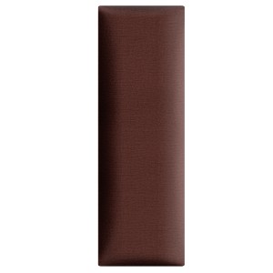 Panel ścienny 90 x 30 cm tapicerowany 3D Wezgłowie w kolorze brązowym