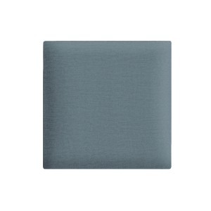 Panel ścienny 30 x 30 cm tapicerowany 3D Wezgłowie w kolorze niebieskim