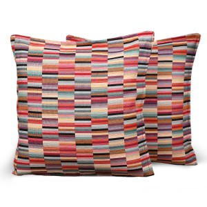 Kolorowa poszewka 40 x 40 cm z dekoracyjnym wzorem