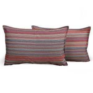 Kolorowa poszewka 40 x 80 cm z dekoracyjnym wzorem