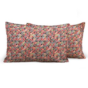 Kolorowa poszewka 40 x 80 cm z dekoracyjnym wzorem