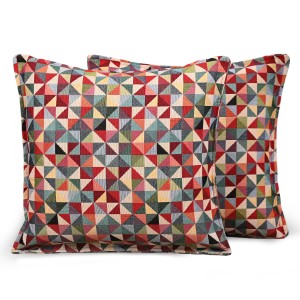 Kolorowa poszewka 55 x 55 cm z dekoracyjnym wzorem