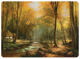 Podkładki korkowe z nadrukiem, reprodukcje w rozmiarze 30x40 cm