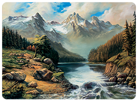 Podkładki korkowe z nadrukiem, reprodukcje w rozmiarze 30x40 cm