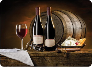 Twarda podkładka korkowa z nadrukiem w rozmiarze 30x40 cm