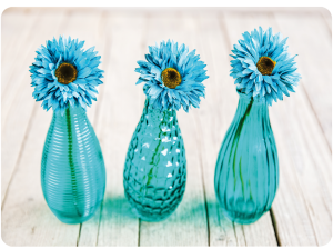 Twarda podkładka korkowa z nadrukiem w rozmiarze 30x40 cm - Flower 14