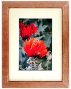 Ramka na zdjęcia passe partout 13x18 cm w kolorze brązowym 