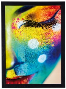 Obraz w czarnej ramie w rozmiarze 50x70 cm- Design