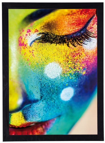 Obraz w czarnej ramie nowoczesny