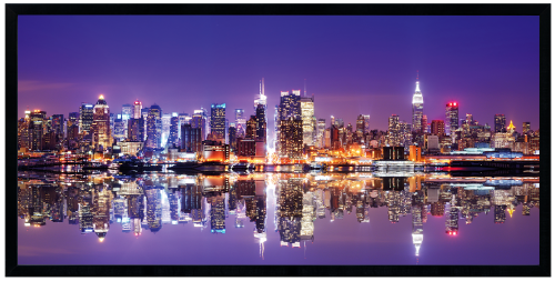 Nowoczesny obraz w czarnej ramie