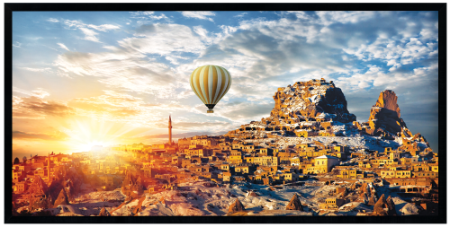 Nowoczesny obraz w czarnej ramie