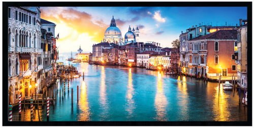 Nowoczesny obraz w czarnej ramie