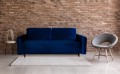Ciemnoniebieska sofa ELIZA