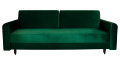 Sofa w kolorze ciemnozielonym