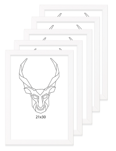 Komplet drewnianych ramek