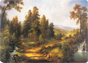 Podkładka korkowa z nadrukiem, reprodukcja w rozmiarze 30x40 cm