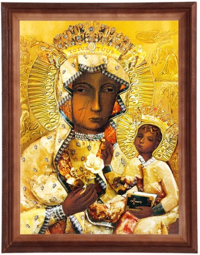 Obraz- Matka Boska Bursztynowa