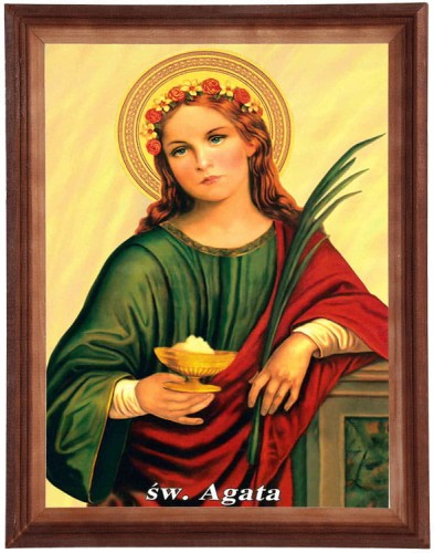 Obraz w drewnianej ramce