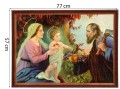 Obraz święta rodzina z owocami