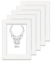 Ramki 10x15 w kolorze białym