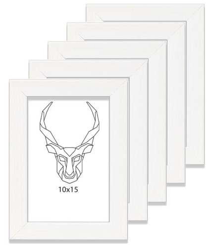 Ramki 10x15 w kolorze białym