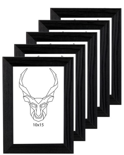 Zestaw czarnych ramek