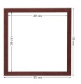 Drewniana rama w rozmiarze 30x30 cm