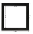 Drewniana rama w rozmiarze 20x50 cm