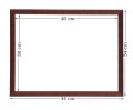 Drewniana rama w rozmiarze 30x40 cm